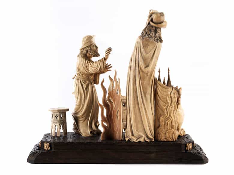 Detailabbildung: Bildschnitzer des ausgehenden 19. Jahrhunderts