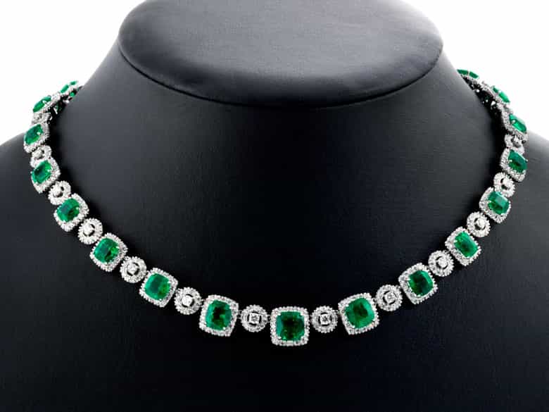 Detailabbildung: Smaragd-Brillant-Set