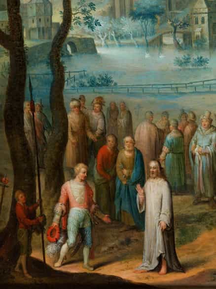 Detailabbildung: Balthasar Beschey, 1708 Antwerpen – 1776 ebenda, zug.