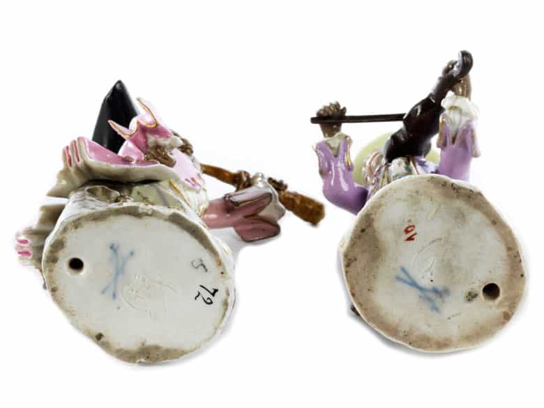 Detailabbildung: 17 Figuren der Meissener „Affenkapelle“