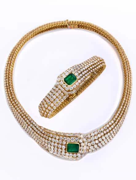 Detailabbildung: Diamant-Smaragdset