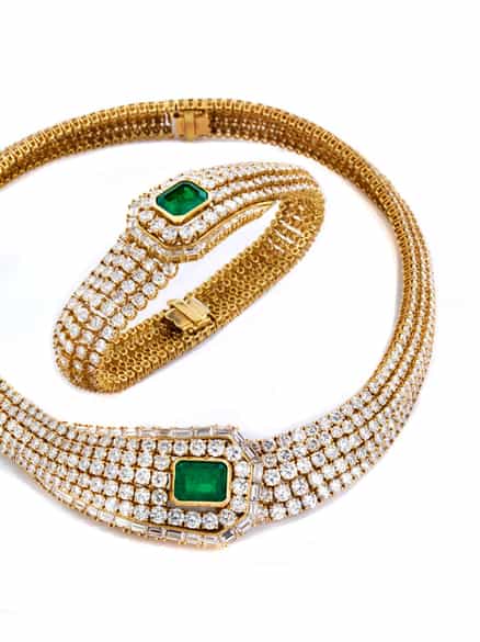 Detailabbildung: Diamant-Smaragdset