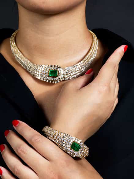 Detailabbildung: Diamant-Smaragdset