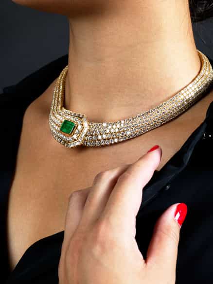 Detailabbildung: Diamant-Smaragdset