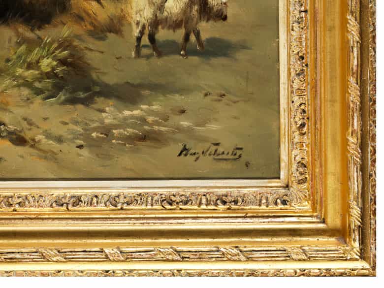 Detailabbildung: Deutscher Maler des ausgehenden 19. Jahrhunderts