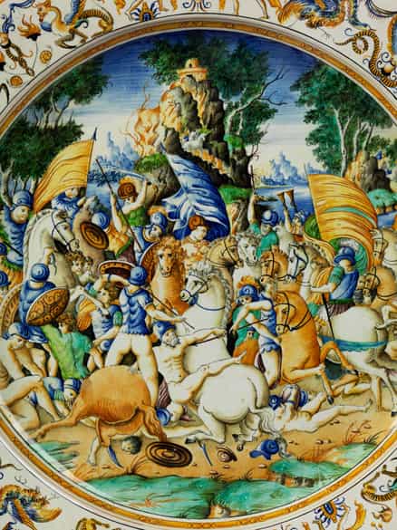 Detailabbildung: Große Urbino-Bildplatte