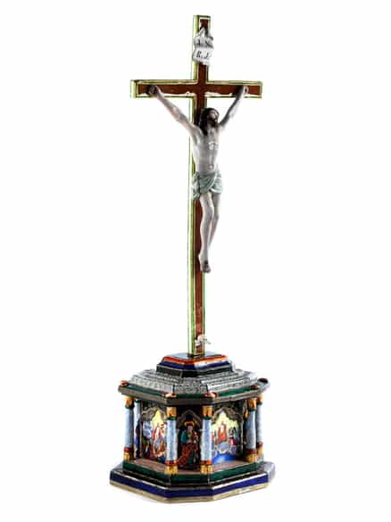 Detailabbildung: Kruzifix mit Corpus Christi