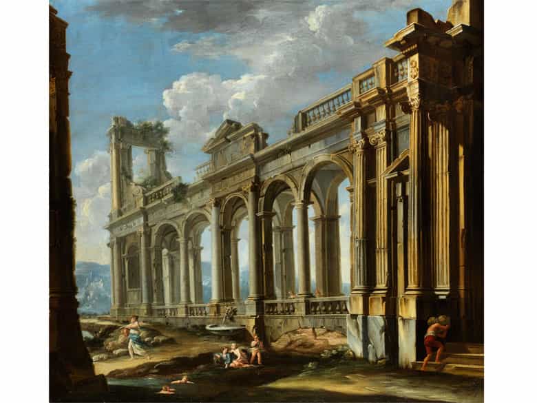 Detailabbildung: Giovanni Paolo Panini, 1691 Piacenza - 1765 Rom