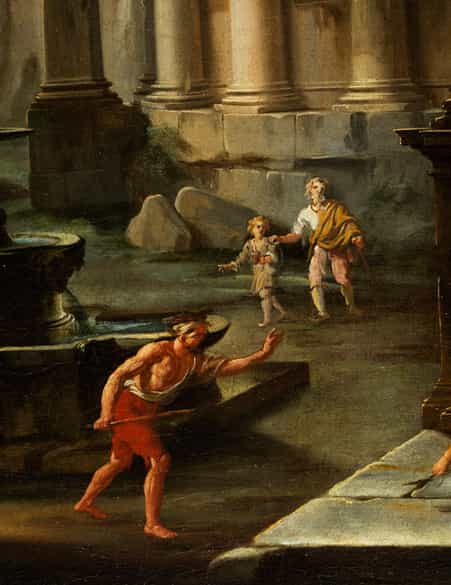 Detailabbildung: Giovanni Paolo Panini, 1691 Piacenza - 1765 Rom