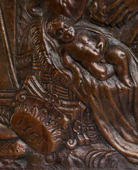 Detailabbildung: Anbetung der Hirten