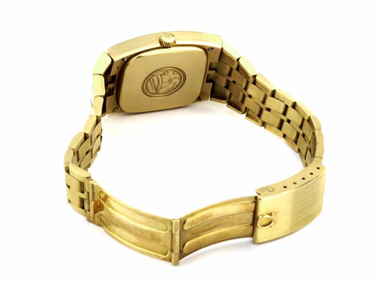 Detailabbildung: OMEGA Constellation in Gold mit Goldarmband