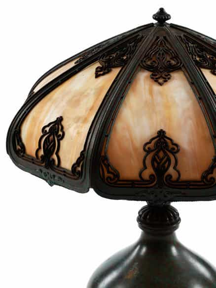 Detailabbildung: Jugendstil-Tischlampe