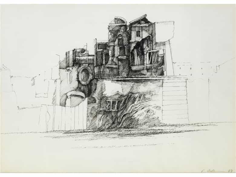 Detailabbildung: Peter Ackermann, 1934 Jena - 2007 Cortona-Valecchie