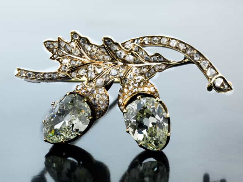 Detailabbildung: Russische Diamantbrosche
