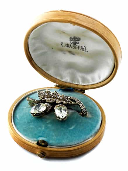 Detailabbildung: Russische Diamantbrosche