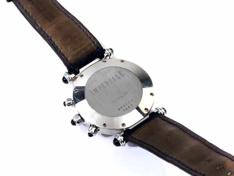 Detailabbildung: CHOPARD-Chronograph „IMPERIALE” in Weißgold mit Brillanten