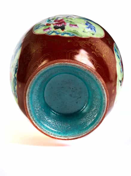 Detailabbildung: Famille Rose-Vase