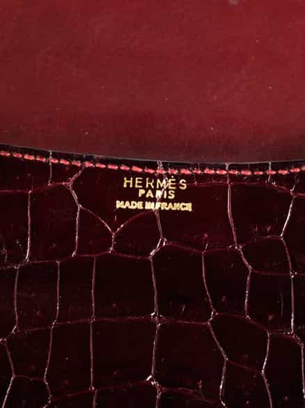 Detailabbildung: Hermès Constance „Kroko“