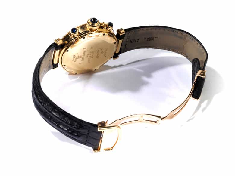 Detailabbildung: CARTIER Chronograph „Pasha” in Gold