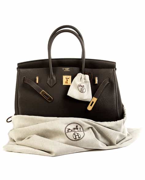 Detailabbildung: Hermès Birkin 35 cm „Cacao“