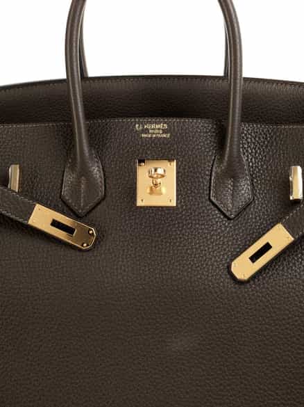 Detailabbildung: Hermès Birkin 35 cm „Cacao“