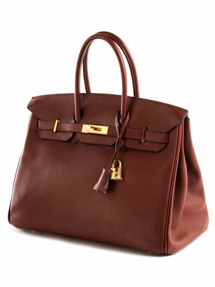 Detailabbildung: Hermès Birkin 35 cm „Rouge“