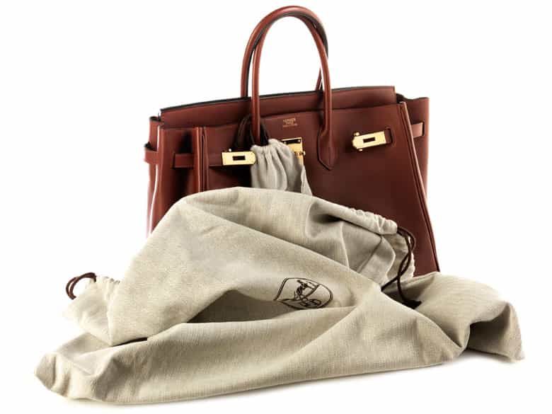 Detailabbildung: Hermès Birkin 35 cm „Rouge“
