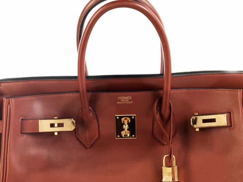 Detailabbildung: Hermès Birkin 35 cm „Rouge“