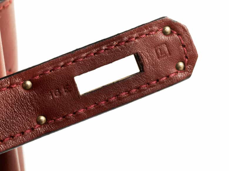 Detailabbildung: Hermès Birkin 35 cm „Rouge“