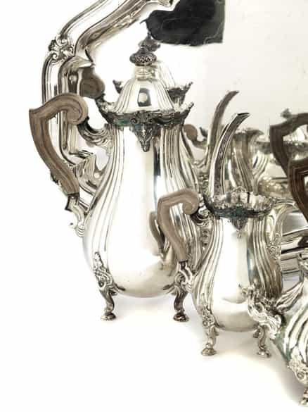 Detailabbildung: Großes Silberservice