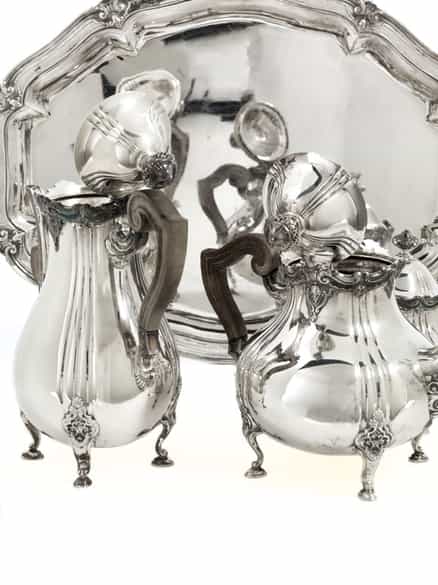 Detailabbildung: Großes Silberservice