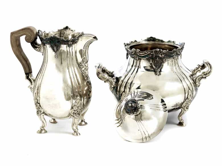 Detailabbildung: Großes Silberservice