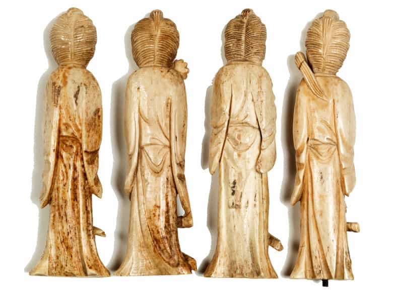 Detailabbildung: Elfenbeinschnitzereien