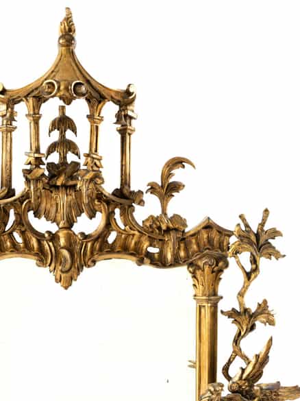Detailabbildung: Großer Spiegel in Art von Johann Michael Hoppenhaupt d. Ä.