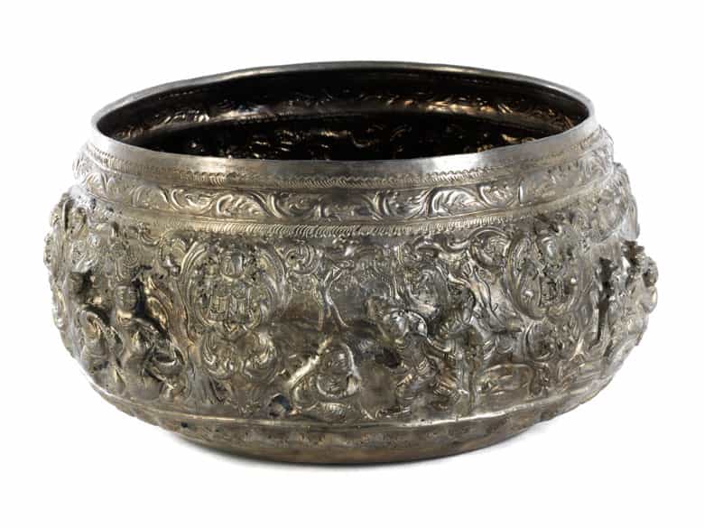 Detailabbildung: Silberschale Burma