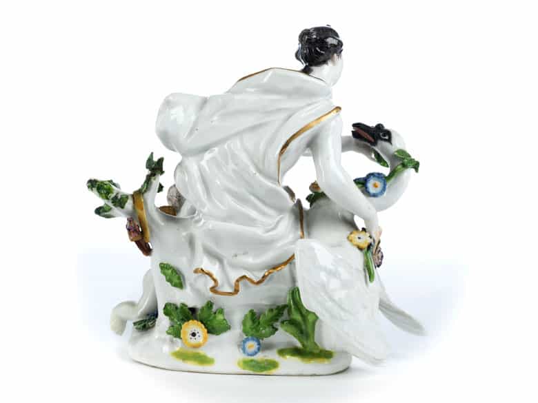 Detailabbildung: Meissener Porzellanfigurengruppe