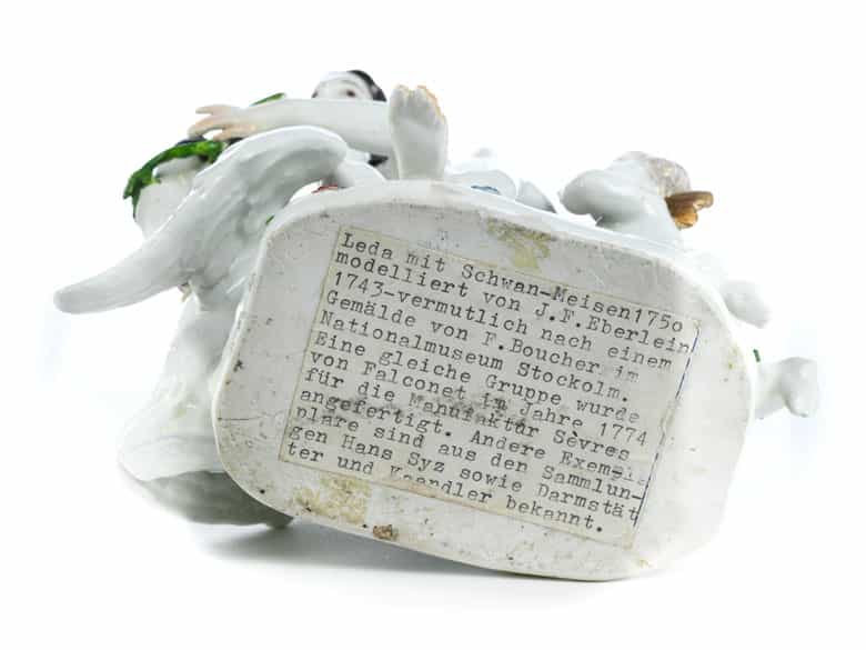 Detailabbildung: Meissener Porzellanfigurengruppe