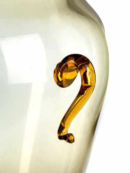 Detailabbildung: Murano-Glashenkelgefäß, Cappellin zug.