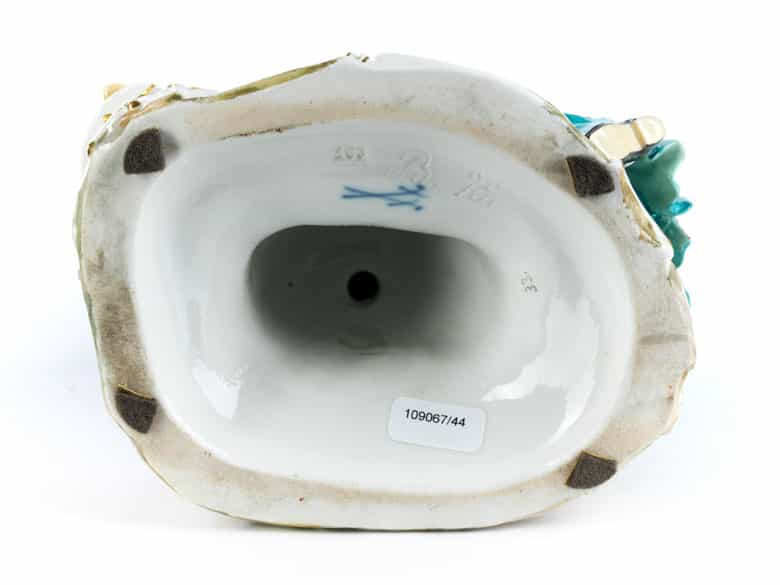 Detailabbildung: Meissener Porzellanfigurengruppe