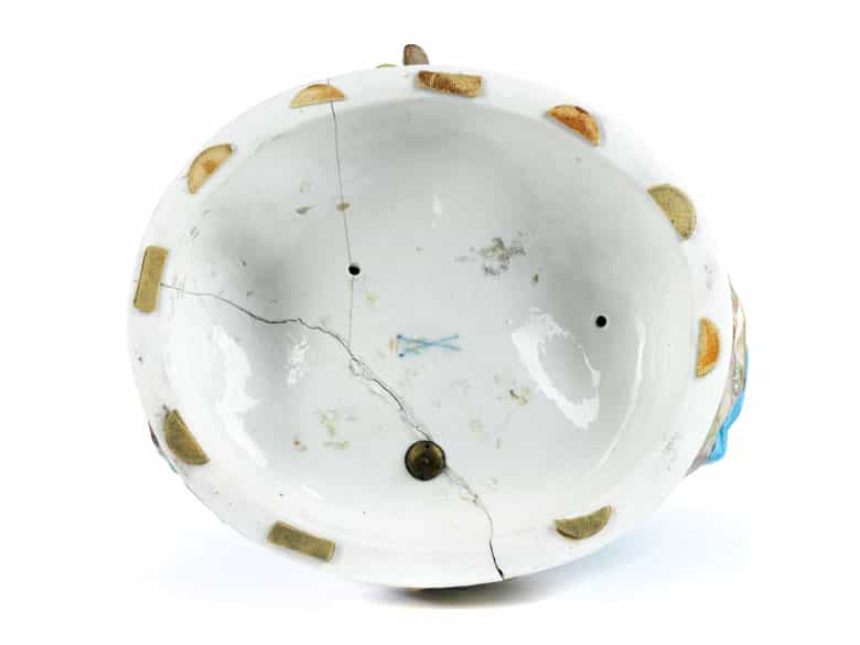 Detailabbildung: Große Meissener Porzellanfigurengruppe