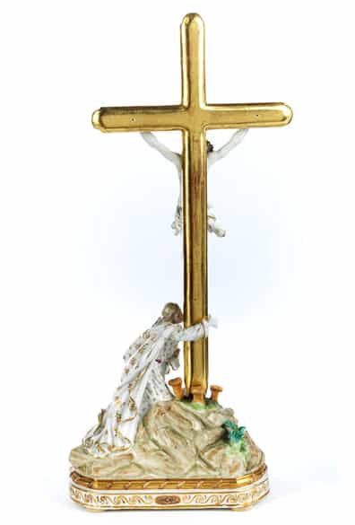 Detailabbildung: Meissener Porzellanfigurengruppe