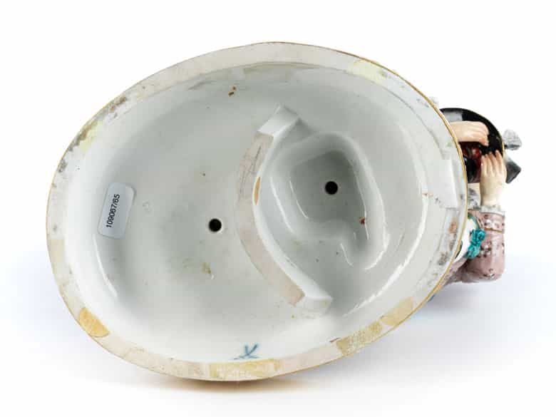 Detailabbildung: Meissener Porzellanfigurengruppe