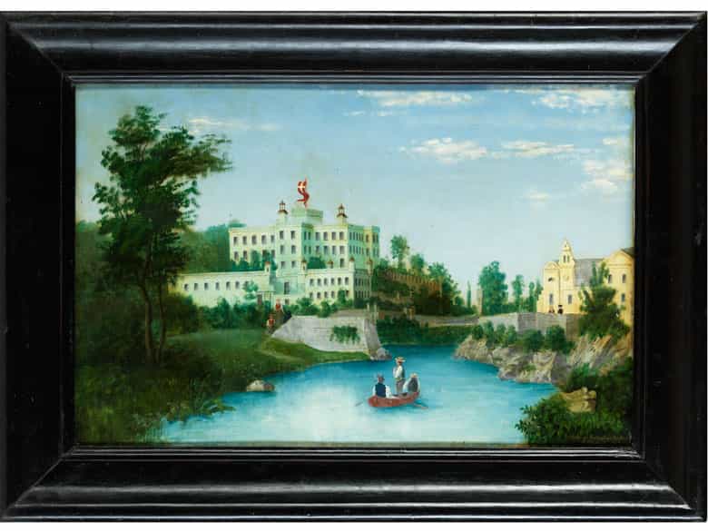 Detailabbildung: J. Albrich, Maler des 19. Jahrhunderts