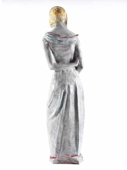 Detailabbildung: Große Majolika-Gartenskulptur von Nymphenburg