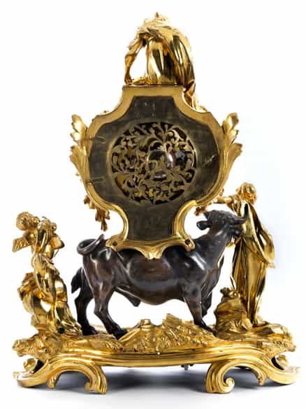 Detailabbildung: Kaminuhr mit Raub der Europa