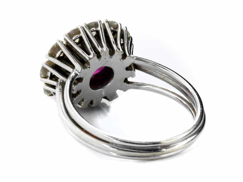 Detailabbildung: Rubin-Diamantring