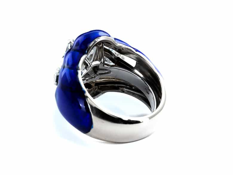 Detailabbildung: Diamant-Emailring
