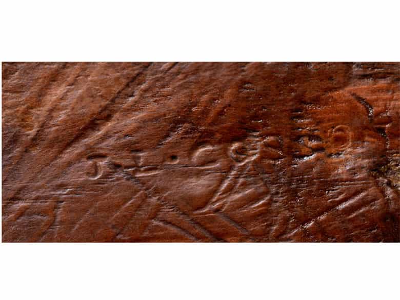 Detailabbildung: Kleines Transitions-Beistelltischchen, gestempelt „Cosson“