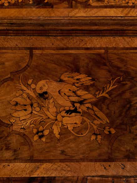 Detailabbildung: Barocker Schreibaufsatzschrank à l‘anglaise