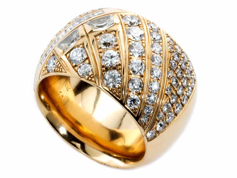 Detailabbildung: Großer Diamantring